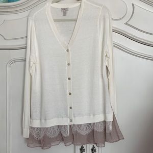 LOGO Cotton Cashmere Cardigan
